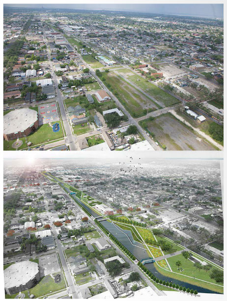 New Orleans flood defence