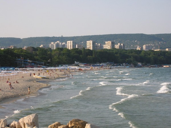 Part of the urbanised and highly touristic coast of Varna, another of RISC-KIT’s Case Study sites.