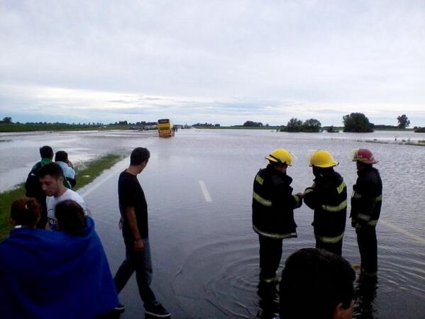 flooded road to buenos aires