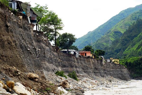 Mahakali river erosion