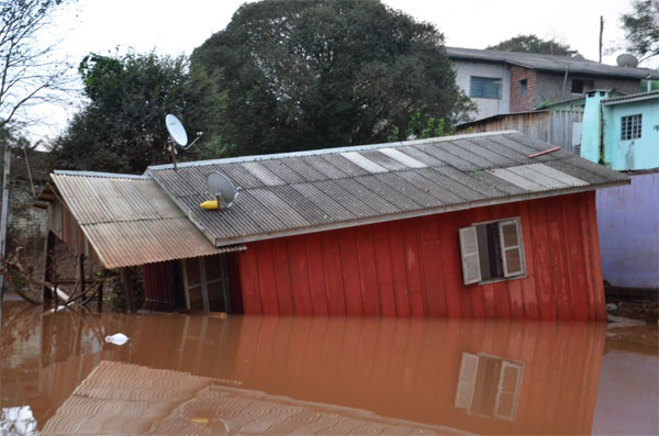 Floods in Iraí , Brazil. Foto: Fernando Sucolotti