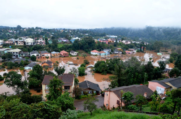 Floods in Iraí , Brazil. Foto: Fernando Sucolotti