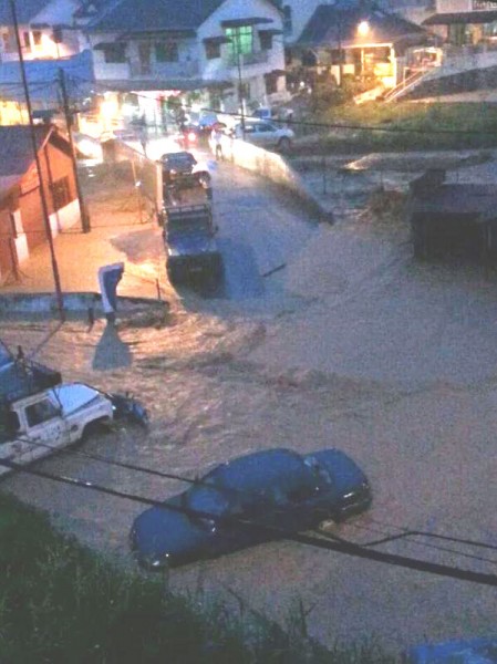 River of mud - flash floods in Cameron Highlands, Malaysia, November 2014. Photo: Fire and Rescue Department of Malaysia