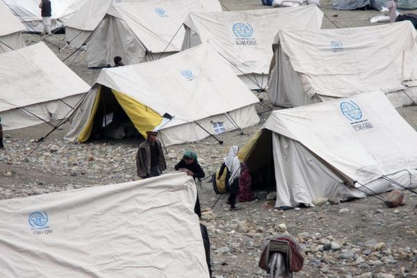 Aid for flood victims in Shuhada district, Badakhshan, Afghanistan. Photo: IOM Afghanistan