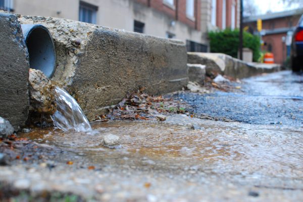 Hard surfaces increase the risk of urban flooding. Chesapeake Bay Program/Flickr, CC BY-NC