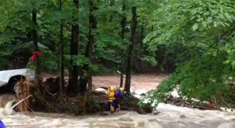 Flash Floods in North Georgia USA