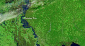 Satellite Images of the Lower Mississippi Floods
