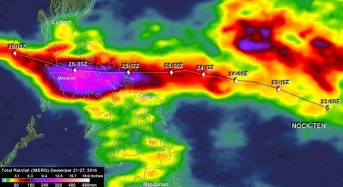 Philippines – NASA Maps Typhoon Nock-Ten’s Rainfall