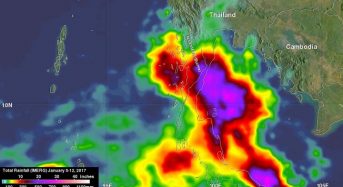 Thailand – NASA Measures Extreme Rainfall in Southern Floods