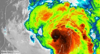 NASA-NOAA’s Suomi NPP satellite takes a double look at Tropical Storm Franklin