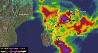 NASA’s IMERG Measures Tropical Cyclone Ava’s Disastrous Rainfall
