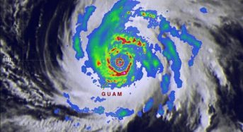 Powerful Super Typhoon Yutu Hits Northern Marianas