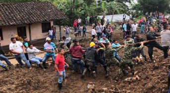 Colombia – 17 Killed in Landslide in Cauca Department