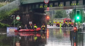 UK – Rescues After Heavy Rain Causes Floods in Scotland