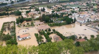 France – Major Flooding in South After 120mm of Rain in 3 Hours